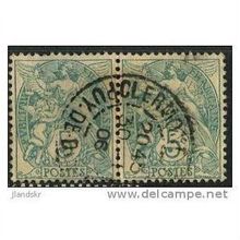 1900 Yvert 111 - fine used (o) - pair