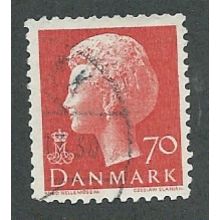 DEN 1974 70o 'QUEEN MARGRETHE' FINE USED (EBID42-980)