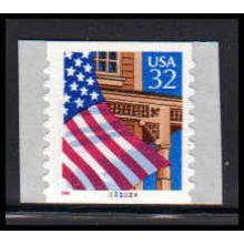 2915Av 32c U.S. Flag Over Porch Fine MNH CNS 22222A V/UL PA6057