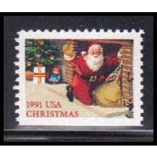2584 29c Santa & Fireplace Fine MNH BPS LL W2201