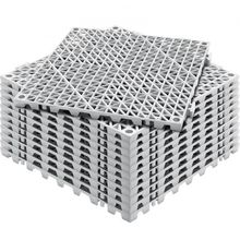 Modular Interlocking Cushion, 12 Pack 12" x 12" Splicing Drainage Mats, Soft...