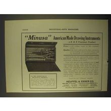 1922 K&E Minusa Drawing Instruments Set Ad