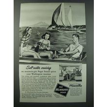 1948 The Milwaukee Road Railroad Ad - Salt Water Cruising