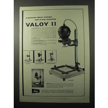 1957 Leitz Valoy II Enlarger Ad - Precision