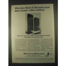 1967 Marsh & McLennan Insurance Ad - Canada's Tallest