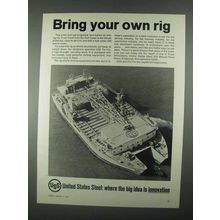 1967 United States Steel Ad - Bring Your Own Rig