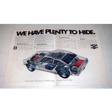 1971 Chevrolet Vega Car Ad - We Have Plenty to Hide!
