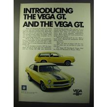 1971 Chevy Ad - Vega GT Hatchback Coupe, GT Kammback