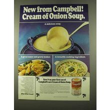 1975 Campbell's Cream of Onion Soup Ad