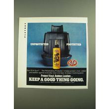 1980 STP Son of a Gun! Protector Ad - Unprotected Protected