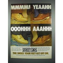 1980 Street Cars Shoes Ad - Your Feet Get Off On