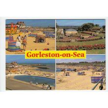 Multiview of Gorleston-on-Sea Norfolk Modern Postcard 0206