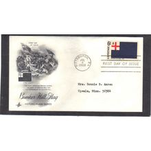 FDC Art Craft 1351 6c Bunker Hill (Cachet-Typed/A) CV39410