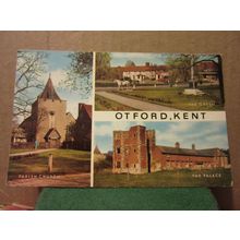 multiview, OTFORD, KENT used postcard by J. Salmon 1978 pm