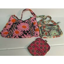 VERA BRADLEY 3-piece lot Purse Bag Wallet 100% AUTHENTIC LOT