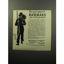 1951 German Tourist Information Office Advertisement - See you again