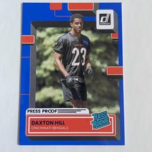2022 Donruss Press Proof BLUE Daxton Hill