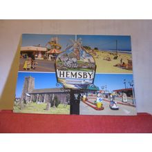 multiview, HEMSBY, NORFOLK. used postcard by J Salmon c. 2005 =