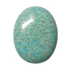 53584 - A Very Rare NATURAL Australian Snowflake "TurqOZ" 27.02 x 20.95 mm Oval