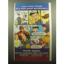 1994 National Aids Hotline Ad - The Flash - You may think it's not your problem