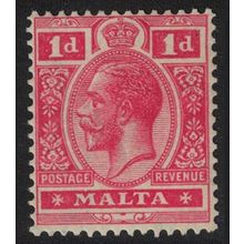 Malta George V 1d 1914 MH SG#73