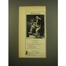 1961 Hirschl & Adler Galleries Ad - Edouard Manet Le Chanteur Espagnol