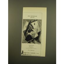 1961 Hirschl & Adler Galleries Ad - Jean Metzinger 1883-1956 Composition