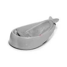 Skip Hop Infant Bath Tub 3-Stage Grow with Baby Smart Sling MOBY Bathtub Grey Ag