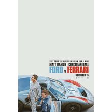 Ford v. Ferrari (2019)_1 Movie Film Poster Canvas iconic design