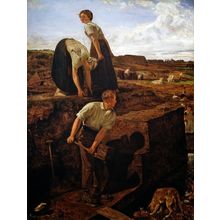 Thomas Wade - Turf Cutters 1869 Poster Canvas Movie Film Print A0 A1 A2 A3 A4 A5