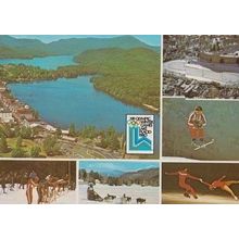 1980 Olympic Olympics Games Vintage Souvenir Postcard Rare