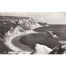 Man-O-War Oswald Durdle Bay Surrey Real Photo Postcard