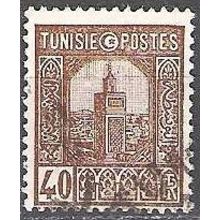 Tunisie 1926 Michel 131 O Cote (2005) 0.30 € Tunis Minaret de la mosquée Zitouna