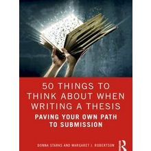 50 Things To Think About When Writing A Thesis