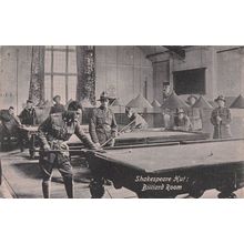 Shakespeare Hut British Army Military Games Room London Old Postcard