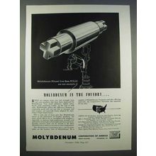 1946 Molybdenum Corporation of America Ad - Foundry