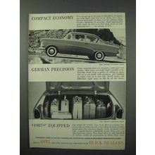 1960 Buick Opel Rekord Two-Door Sedan Ad - Compact
