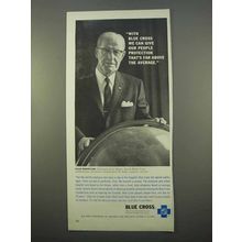 1963 Blue Cross Insurance Ad - Far Above the Average