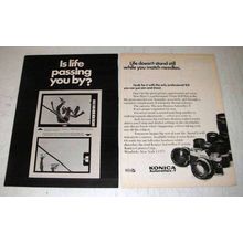 1972 Konica Autoreflex-T Camera Ad - Life Passing By