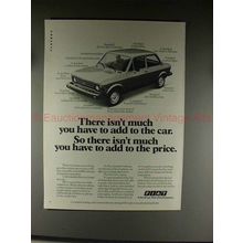 1976 Fiat 128 Custom Car Ad - Isnt Much you Have to Add