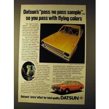 1979 Datsun Cars Ad - Pass/No Pass Sample