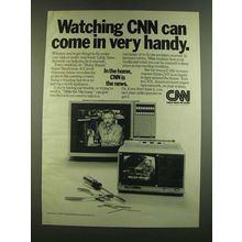 1983 CNN Cable News Network Ad - Al Carrell Home Repair & Mike the Mechanic