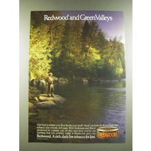 1986 Redwood Tobacco Ad - Green Valleys