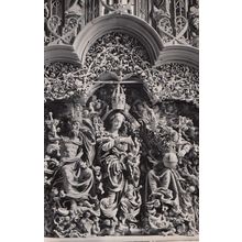 Breisacher Stephansmünster Kiche 1526 Religious Statue Real Photo Old Postcard