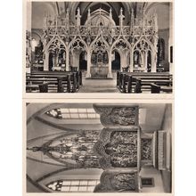 Breisacher Stephansmünster Breisach AM Rhein Church 2x Postcard s