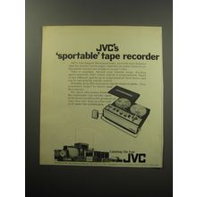 1969 JVC 1541 Tape Recorder Ad - JVC's sportable tape recorder