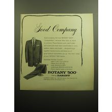 1958 Botany 500 Suits Ad - Good Company