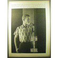 1960 Natural Cotton Council Advertisement - For leisure wear cotton is a natural