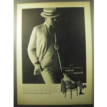 1960 Natural Cotton Council Advertisement - For summer Comfort