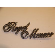 1975 76 77 DODGE ROYAL MONACO EMBLEM OEM #3811506